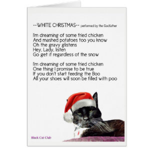 Funny Cat Christmas Card