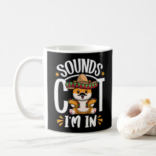 Funny Cat Cinco De Mayo Gift Sombrero Tacos Lover Kaffeetasse