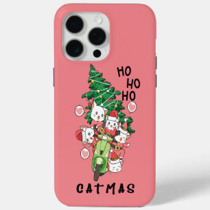 Funny Cat Claus Merry Catmas Case-Mate iPhone Hülle