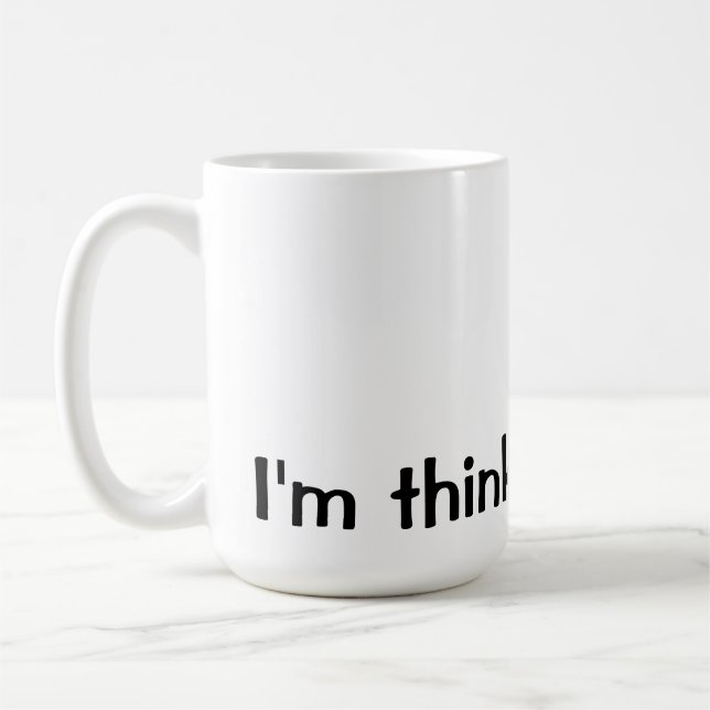 Funny Cat Coffee Tasse | Thinking Cat Funny (Links)