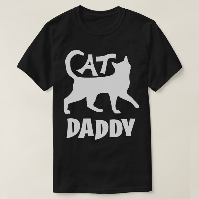 Funny Cat daddy T-Shirt (Design vorne)