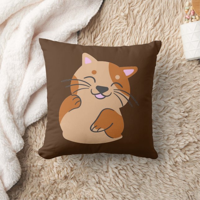 "Funny Cat Design" Drehkissen Kissen (Decke)