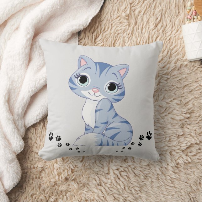 "Funny Cat Design" Drehkissen Kissen (Decke)