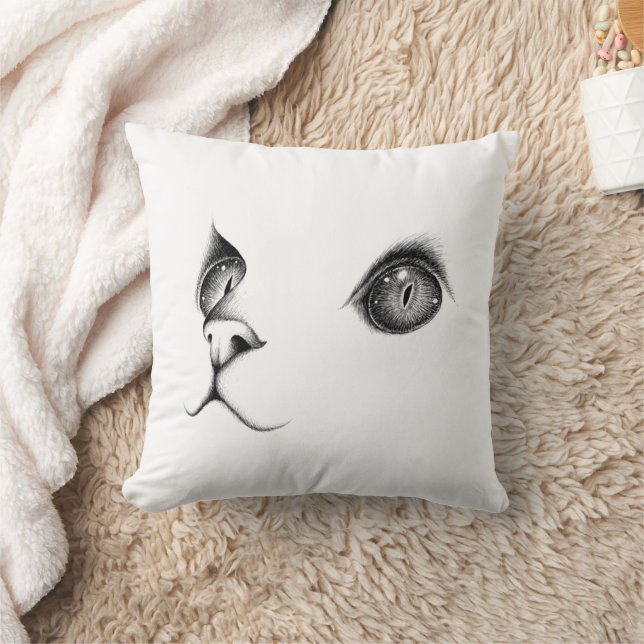 "Funny Cat Design" Drehkissen Kissen (Decke)