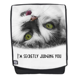 Funny Cat elegant anpassbar Rucksack