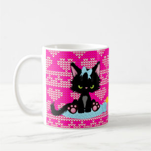 Funny Cat für chaotische Knitter Kaffeetasse