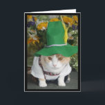 Funny Cat German Birthday Karte<br><div class="desc">Die lustige Bubba Kitty in einem Ocktoberfest-Kostüm. Das ist ein neues Foto und wir haben ihm einen neuen Bayerischen Hut gemacht. Ich benutzte translate.google für den Text. Inside: "Alles Gute zum Geburtstag, mein guter Freund!" Sie können den Text in den Textfeldern ändern. Sie können eine andere Phrase übersetzen und kopieren...</div>