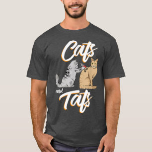 Funny Cat Geschenk Hier Niedliche Katzen und Katze T-Shirt