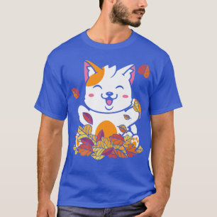 Funny Cat Herbst Herbst lässt Vintage Style Pet Ki T-Shirt