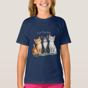 Funny Cat Herder für den Cat Lover T-Shirt