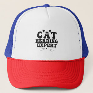Funny Cat Herding Experte humorvolle Tierkatzenlie Truckerkappe