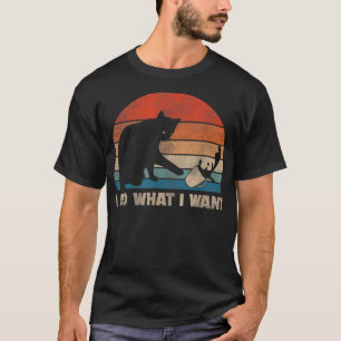 Funny Cat , Ich tue, was ich Katze Gewollt habe, K T-Shirt