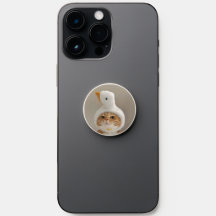 Funny Cat in Duck Hat PopGrip - Süße Tier Phone