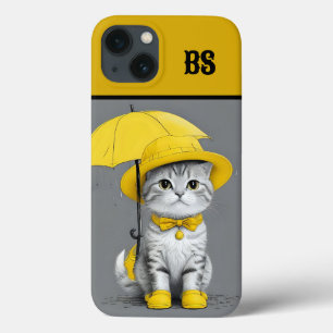Funny Cat in Rain Boots - Cat Spaß Case-Mate iPhone Hülle