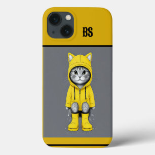 Funny Cat in Rain Boots - Cat Spaß Case-Mate iPhone Hülle