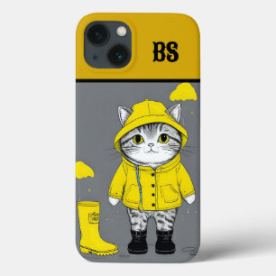 Funny Cat in Rain Boots - Cat Spaß Case-Mate iPhone Hülle