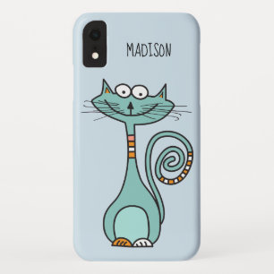 Funny Cat individuelle Name & Color Handy Fälle Case-Mate iPhone Hülle