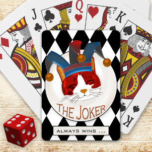 Funny Cat Joker Pantkarts Deck Spielkarten