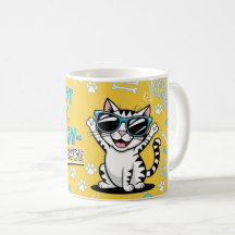 Funny Cat Kaffeetasse Cartoon