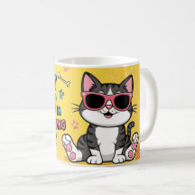 Funny Cat Kaffeetasse Cartoon Katze