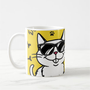 Funny Cat Kaffeetasse Cartoon Katze