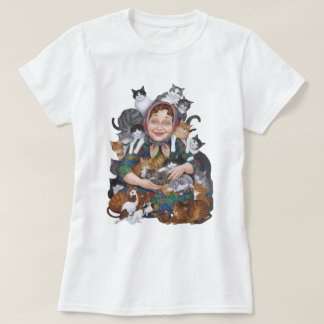 Funny Cat Lady Women's T-Shirt