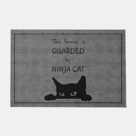 Funny Cat Large Doormat  Fußmatte