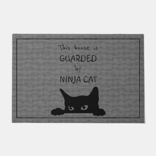 Funny Cat Large Doormat  Fußmatte