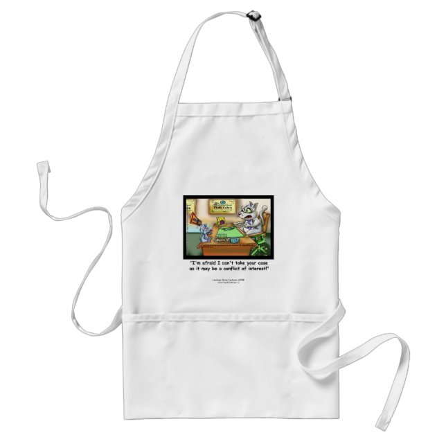 Funny Cat & Lawyer Funny Apron Schürze (Vorne)