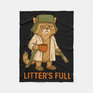 Funny Cat Litters Full Christmas Cat Xmas Women Me Fleecedecke