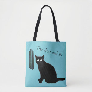 Funny Cat Love Tote Tasche