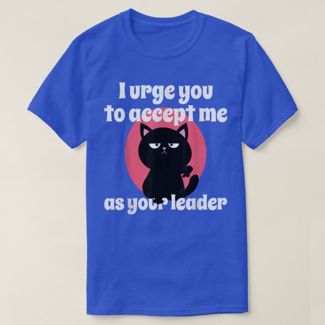 Funny Cat Lover Black Kitten Eigentümer  T-Shirt (Design vorne)
