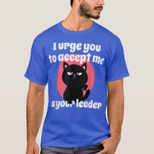Funny Cat Lover Black Kitten Eigentümer T-Shirt