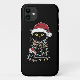 Funny Cat Lover Christmas Lights Case-Mate iPhone Hülle