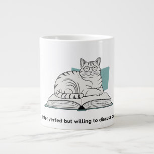 Funny Cat Lover Geschenk Jumbo-Tasse