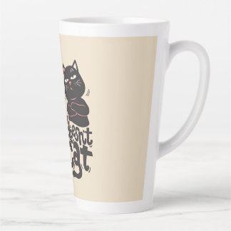 Funny Cat Lover Quote Design Milchtasse