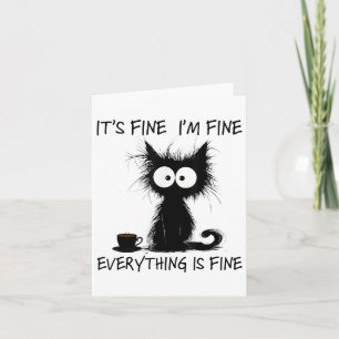 Funny Cat Lover seine feine Im feinen Alles ist pe Karte