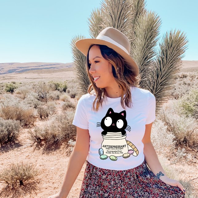 Funny Cat Lover Shirt, psychische Gesundheit T-Shirt (Von Creator hochgeladen)