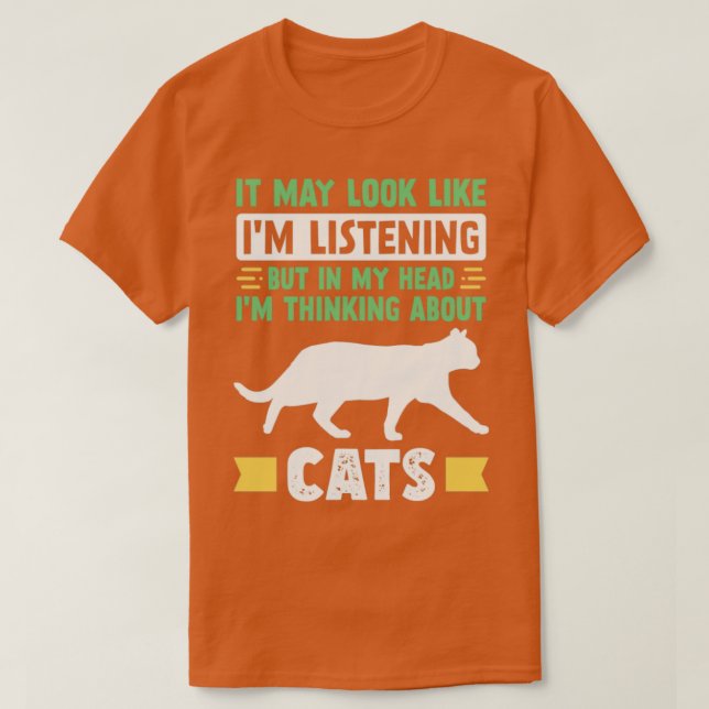 Funny Cat Lover T-Shirt (Design vorne)