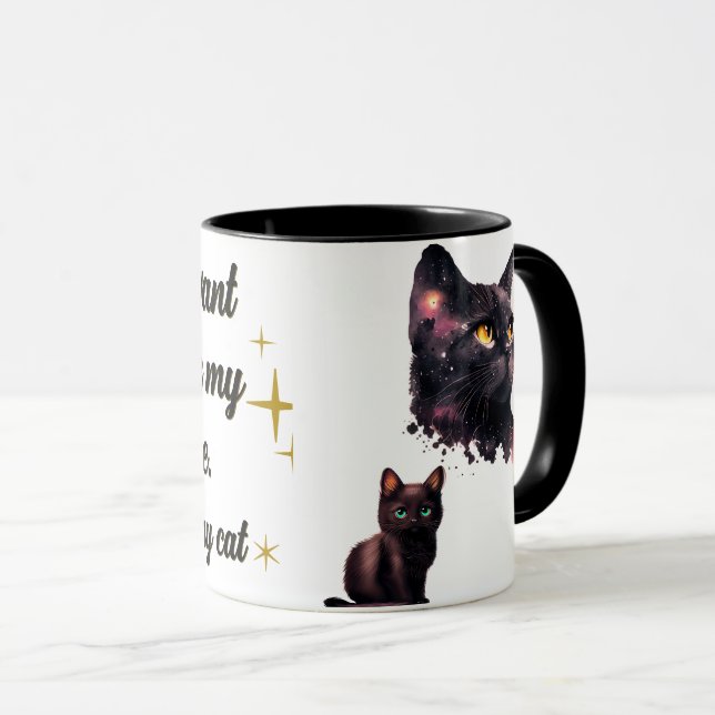 Funny Cat Lover Tasse Cat Mama Cat Vater (VorderseiteRechts)