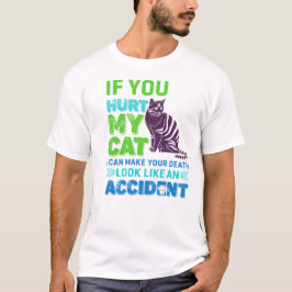 Funny Cat Lover Warning T - Shirt