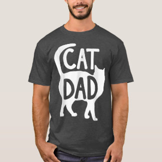 Funny Cat Lovers Cat Vater Kitten Vatertag T-Shirt