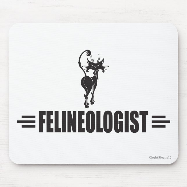 Funny Cat Lover's Mousepad (Vorne)
