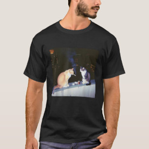 Funny Cat Meme Cat Smoking Cigarette Cat Lovers Me T-Shirt