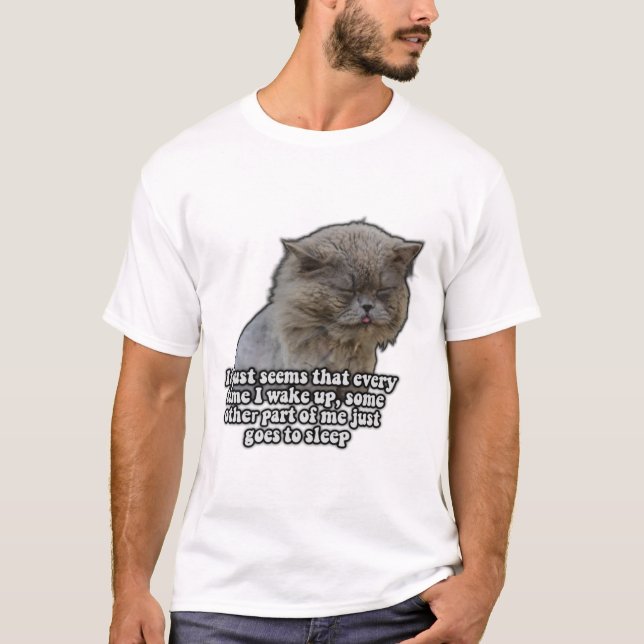Funny Cat Meme für Kätzchenliebhaber und Katzenbes T-Shirt (Vorderseite)