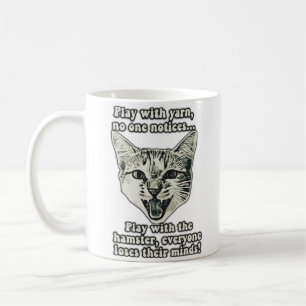 Funny cat meme für Katzenfreunde und Katzenliebhab Kaffeetasse