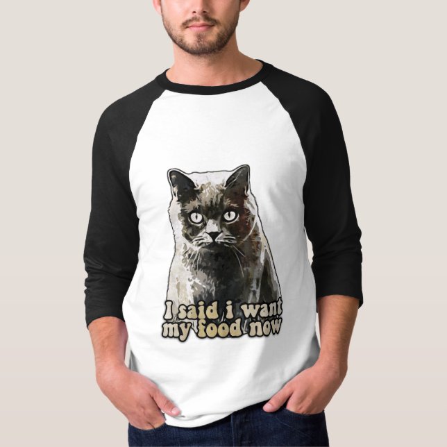 Funny Cat Meme für Katzenliebhaber und Kätzchenbes T-Shirt (Vorderseite)