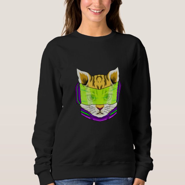 Funny Cat Memes Cute Stylish Cat Pets Lovers Sweatshirt (Vorderseite)