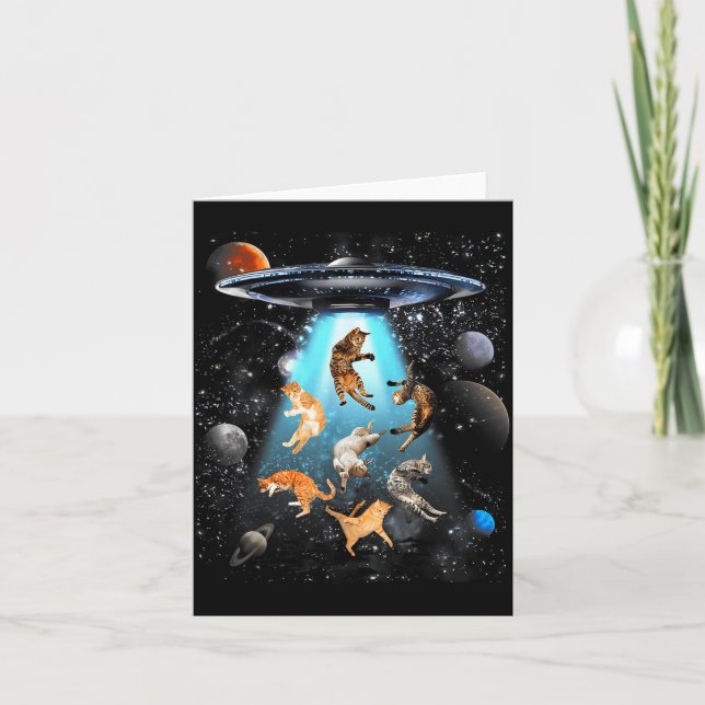 Funny Cat Men Women Graphic For Men Women Kids  Karte (Vorderseite)