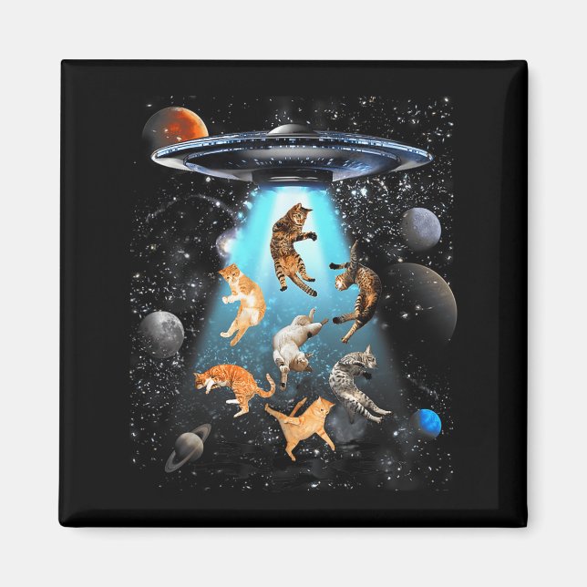 Funny Cat Men Women Graphic For Men Women Kids  Magnet (Vorne)